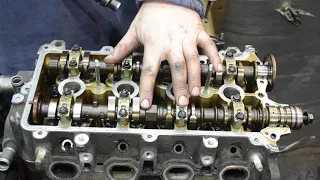 Разбор двигателя 1SZ-FE , как снять муфту vvti не снимая лобовой и распредвалов