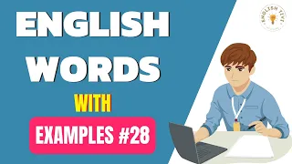 English TV | English Words With Examples | English Vocabulary Words with Meaning | Lesson 28 ✔