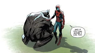 Spider-Man Comforts Rhino After His Wife’s Death