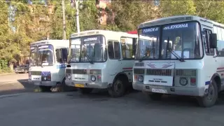Томские водители маршруток устроили забастровку