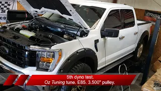 2022 F150 5.0L - Oz Tuning Whipple tuning - Episode 2 - "Dyno on 93 and E85 plus results."