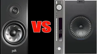 [Sound Battle] Polk Audio  Reserve R200 vs KEF Q350 Bookshelf Speakers w/Arcam SA10 Integrated Amp