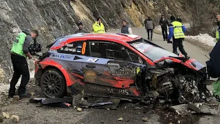 Rally Crash Rikspokalen 2018 Crashes & Action