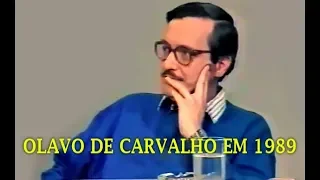 Olavo de Carvalho em um debate em 1989, TV Cultura