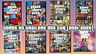 Todos os trailers dos GTA (2001-2025)