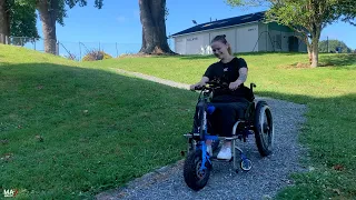 Sam gets wheelchair power!, by MaxAbility