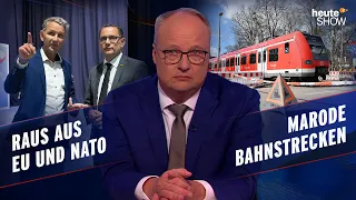 Die AfD im Umfragehoch | Die Bahn kriegt Milliardenhilfen | heute-show vom 15.09.2023