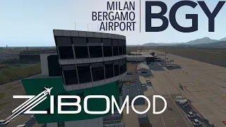 LIME RNAV10 | Zibo 737 | X-Plane 11.41 | Aerosoft Bergamo XP, Italy