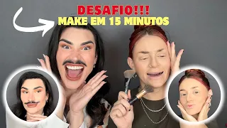 SE MAQUIANDO EM 15 MINUTOS! Feat. Lidyanne Bergman