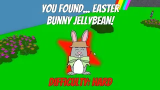 How to get EASTER BUNNY Jellybean in FIND THE JELLYBEANS Roblox [ x10 Eggs ]
