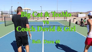 Coach David & Girl vs Big Cat & TeeMo