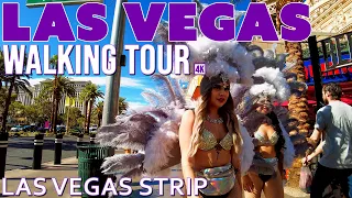 Las Vegas Strip Walking Tour 4/23/22 3:45 PM