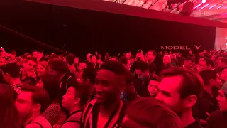 Model Y Unveil (Front of the Line)