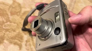 Fujifilm FinePix A345 digital camera compact 4.1 Mpx retro device test