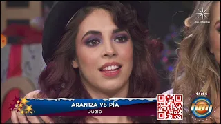 Arantza vs Pía en las estrellas bailan en hoy