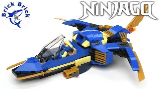 LEGO Ninjago  Jay’s Lightning Jet EVO​ 71784 - Speed Build Review