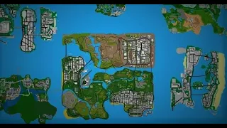 All GTA Maps Combined In GTA San Andreas Underground | GTA UNDERGROUND MOD GAMEPLAY | 2021 PC