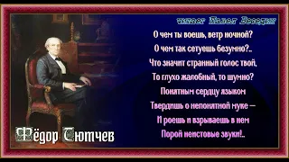 О чём ты воешь ветер ночной  — Фёдор Тютчев  —читает Павел Беседин