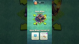 Level 1 to MAX Upgrade Gem Mine (BH) - Clash of Clans