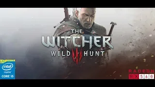 The Witcher 3 Wild Hunt Gameplay | Core I5 3570 + RX 560 4GB | High Settings