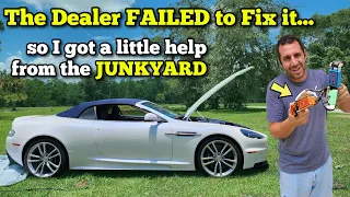 The Aston Martin Dealer wants $40,000 to Fix my Flooded V12 DBS! Let's try this $50 DIY Repair...