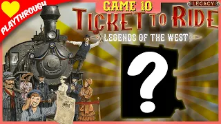 Ticket To Ride: Legends of the West - Game 10 (3 player legacy game live play) from Days Of Wonder