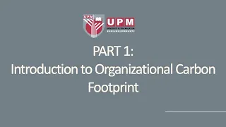 Organizational Carbon Footprint pt1