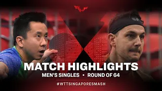 Gustavo Tsuboi vs Timo Boll | MS | Singapore Smash 2022 (R64)