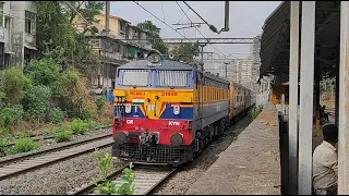 RAILFANNING COMPILATION featuring early morning trains skipping Mulund
