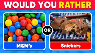 Would You Rather Sweets & Candy Bars 🍬 🍫 🍭 Daily Quiz