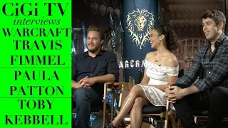 Warcraft Interview with Travis Fimmel, Paula Patton, and Toby Kebbell!!