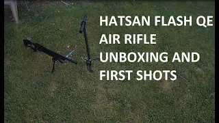 Hatsan Flash QE  PCP AIRGUN Unboxing Scoping Filling Shooting