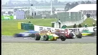 Senna and Schumacher tough row