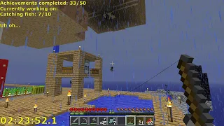 Minecraft Skyblock All Achievements Speedrun in 2h59 - Timelapse (Hardcore, Including Bloopers!)