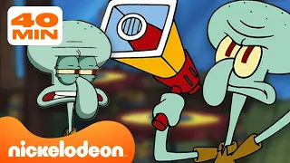 Губка Боб | Все УВОЛЬНЕНИЯ Сквидварда из Красти Краб 🍔 | Nickelodeon Cyrillic