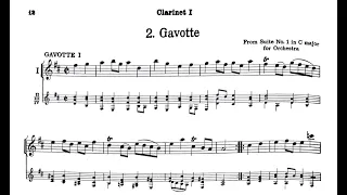 Bach: Gavotte I-II from Orchestral Suite No. 1 in C Major, BWV 1066 (Clarinet Quartet)