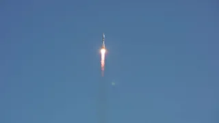 Запуск ракеты Союз ТМА 11М на космодроме Байконур