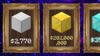 Minecraft Block Price Comparison