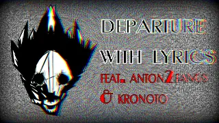 DEPARTURE WITH LYRICS COVER | Friday Night Funkin': Chaos Nightmare with Lyrics (5K SPECIAL)