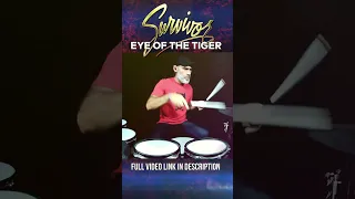 SURVIVOR - Eye Of The Tiger #MetalCover #DrumCover #drums #shorts