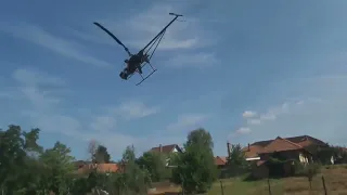 Perfectly Fly Homemade Helicopter Subaru Engine EJ22