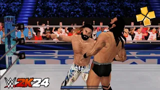 Seth Rollins VS Drew Myctyre | WWE 2K24 PSP ANDROID GAMEPLAY