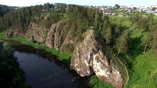 Челябинская область, город Куса. Съемка с дрона и не только.