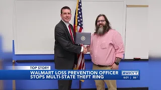 WATCH | Kentucky Walmart worker recognized for stopping multi-state theft ring