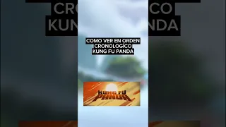 Como ver Kung fu Panda en orden cronológico