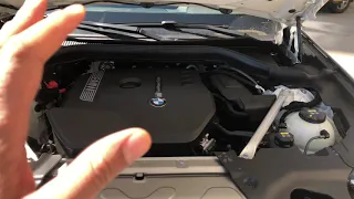 BMW X3 - How to add Windshield washer fluid