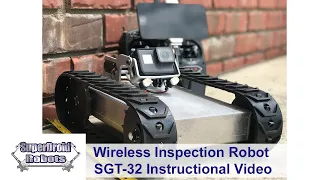 Instructional Video SGT-32P  Inspection Robot SuperDroid Robots