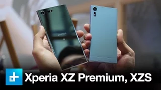 Sony Xperia XZ Premium and Xperia XZS - Hands On at MWC 2017