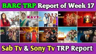 Sab Tv & Sony Tv BARC TRP Report of Week 17 : All 13 Shows Full Trp Report