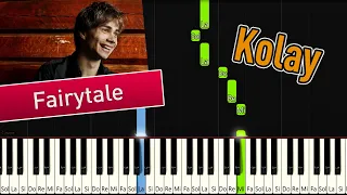 Fairytale - How to play on the piano - Easy Piano Tutorial